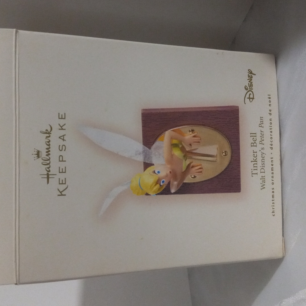 Hallmark Keepsake Tinker Bell. Key hole ornament